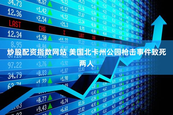 炒股配资指数网站 美国北卡州公园枪击事件致死两人